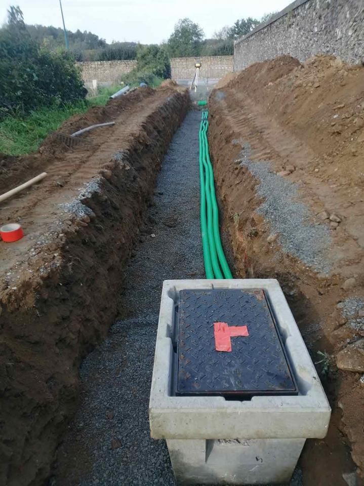 Travaux d'assainissement Corcoué-sur-Logne